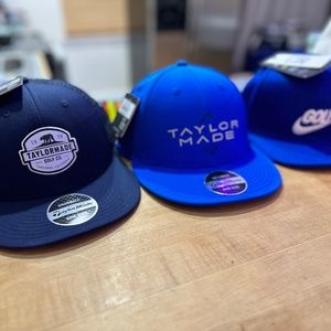 Lot of 8 Golf Hats, TM (3), NIKE(1), MUNICIPAL(2), NOSOLO(1), Travis Mathew(1)